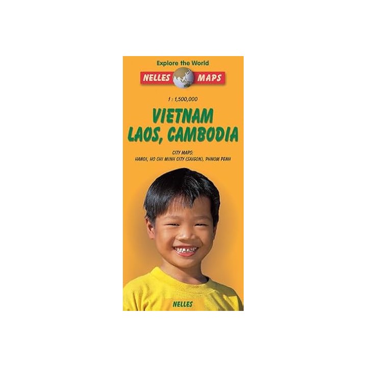 Nelles Maps: Vietnam, Laos, Cambodia. 1:1.500.000